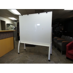 White Teknion Mobile White Board Stand , 72 x 60 in.